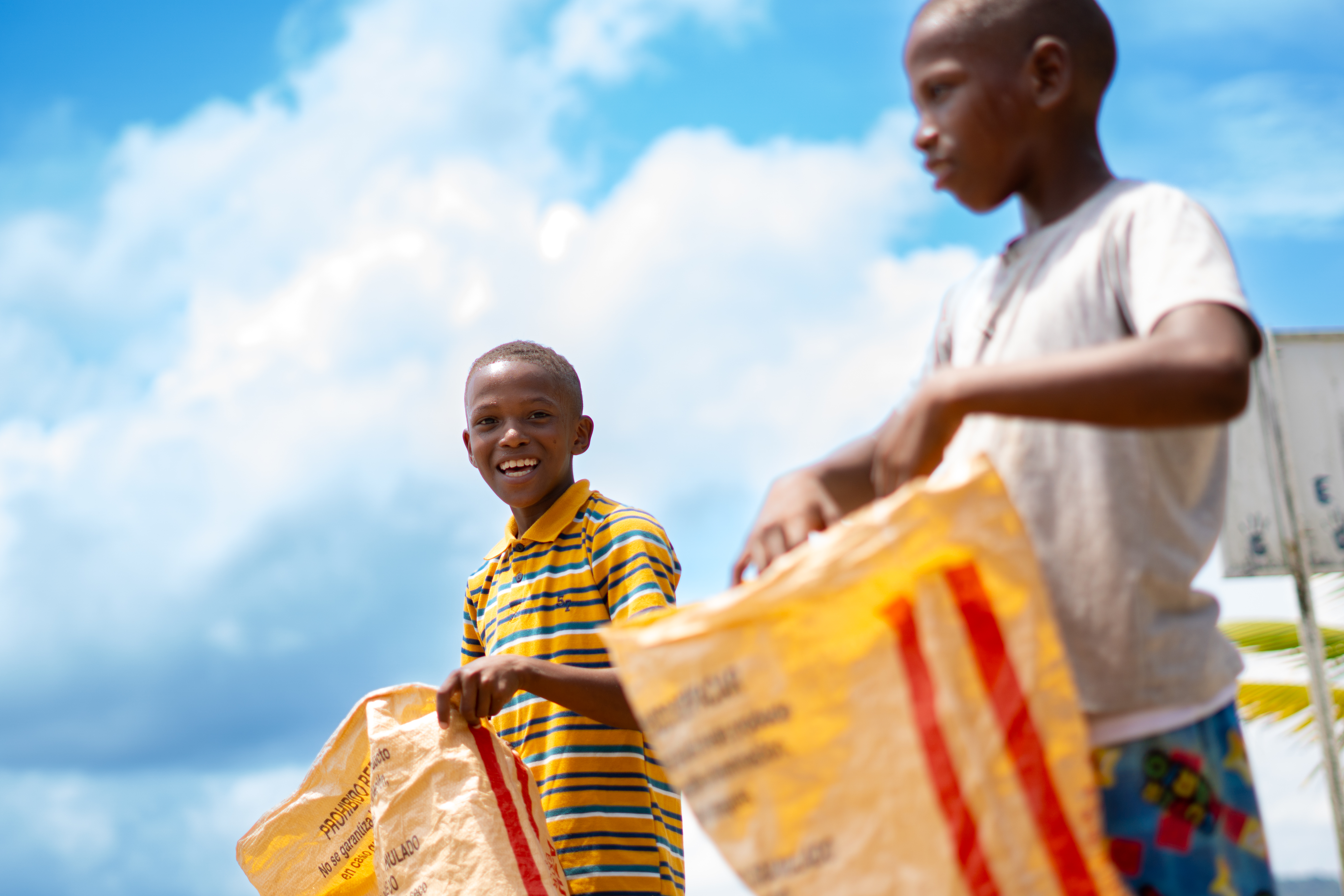 Niños beneficiados por los programas sociales de Impulso Ciudadano